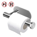 Porta papel cases top higiênico em aço inox premium adesivo 3m cor prateado