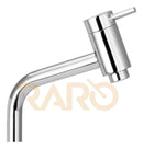 Torneira De Banheiro Link Lavatório Redonda Baixa 45 Graus Pia Cuba Balcão Rarometais Cor Cromada Brilhante