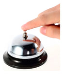 Sino Campainha Mesa Recepção Balcao Hotel Sineta Restaurante Cor Prateado