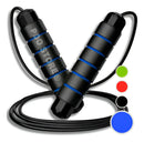 Corda De Pular Speed Rope Fitness Profissional para Crossfit Com Rolamento Freestyle Pdo Store Cor Azul