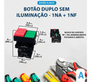 Botao Comando Duplo S/ Iluminação Liga Desliga 1na+1nf - 1un