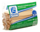 Kit 500 Abaixador De Língua Madeira Theoto Palito Espatula