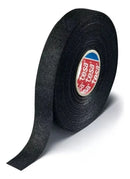 Kit 5 Fitas Tecido Isolante Chicote Automotivo Anti Chama 25m x 19mm Preta Tesa