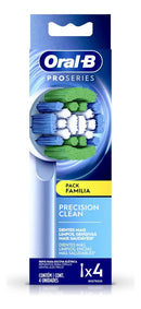 Pacote C/4 Cabeça de Reposição Oral-B Precision Clean