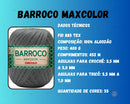 Barbante Barroco Maxcolor Nº 6 400g 452mts Cor 8990 - PRETO