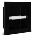 Suporte Porta Papel Higienico De Parede Papeleir Preto Nero
