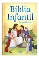 Bíblia Infantil (Letras GRANDES), de (Ilustrado(es) por) Mammoth World. Editora SBN, capa dura