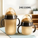 Mamadeira Anti Cólica 240mL de silicone marrom