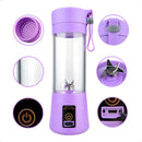 Mini Liquidificador Portátil Shake Cup Suco + Cabo Usb Cor Rosa