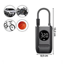 Mini Compressor Bomba De Ar Calibrador Digital Sem Fio Pneus B&G 3668 Cor Preto