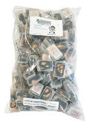 Maxxi Royal kit 10 protetor auricular plug silicone 18db CA 11512 cor amarelo