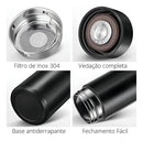 Garrafinha Térmica Inox Squeeze Água Gelada Display Preto