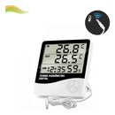 Termo Higrômetro Digital Temperatura Umidade Relógio Int/ext