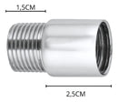 Kit Extensor Prolongador Alongador 4cm 6cm 8cm Torneira 1/2 Acabamento Cromado Cor Cromado