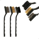 Kit 15 Escova Limpeza Cedas Aço Latão Náilon Grelha Cantinho