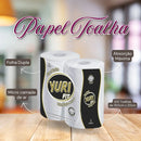 Papel Toalha Yuri Fit Folha Dupla 19,5cm Pacote 100 Folhas Máxima Absorção