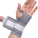 Munhequeira De Pulso Tendinite Ortopedica Compressão Aj Cinza