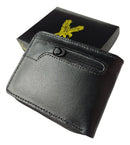 Águia Couro Carteira Masculina Com Zíper Carteira Cor Preto Couro Legitimo