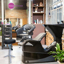 Mbm Decor Suporte Tripé Manicure Apoio Pernas Para Pedicure Almofada Negro