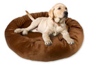 Caminha Pet Redonda De Pelúcia Para Cachorros E Gatos G Cor Marrom