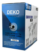 Cabo De Rede t5e 305 Metros Preto Deko