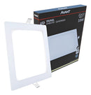 Painel Led Alu 18w 4000k Emb. Quadrado 110v/220v 22cm Avant Estrutura Branco