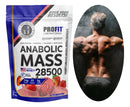 Hipercalórico Anabolic Mass 28500 3kg Profit Labs Sabor Morango