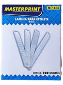 100 Peças Lâmina Estilete 9mm Masterprint