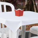 Kit Festa Toalha Para Mesa De Plástico Desc Kit Toalha Branca