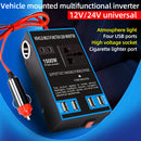 Inversor Energia 1500w Carro Caminhão Tomada 12-24v A 220v inversor reliable Conversão de 12V/24V para 220V