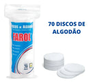 Discos De Algodão Farol Dupla Face Limpeza Facial Remove Maquiagem 70