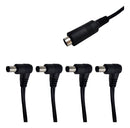 Cabo Extensor Fonte De Pedais P/ 4 Pedais Com 20cm