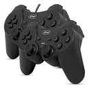 Kit2 Joystick Controle Ps2 De Video Dualshock Kp-gm014 Knup Cor Preto