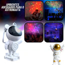 Projetor De Luz Caixa De Som Noturna Galáxia Astronauta Star Cor da cúpula Branco Cor da estrutura Branco