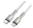 Cabo Turbo Metal Waves 1m Hrebos Usb-c / Lightning Cb 352i Cor Branco
