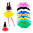 Saia Tule Adulto Colorida C/brilho Festa Carnaval 40 C Amarelo