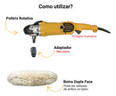 Boina Dupla Face Para Polimento De Fio Agressiva 7 Polegadas