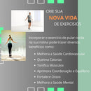 Corda De Pular Iniciante Rolamento Profissional Fidje Sport Preto/vermelho