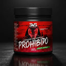 PRÉ TREINO PROHIBIDO 360g - Sabor: Green Apple - Fórmula Exclusiva com 8 ingredientes contendo Creatina, Beta Alanina, Taurina, Cafeína, Arginina, L-Tirosina, Palatinose e L-Alanina