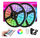Fita Led 10m Colorida Rgb 3528 Piscina Sanca Fachada + Fonte Tensão De Operação