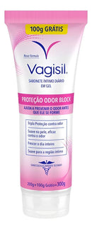 Sabonete Íntimo Feminino Vagisil Odor Block Prevenção de Odores 300g