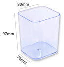 Porta Lápis Ou Objetos Em Acrílico Dello Kit Com 3 Peças