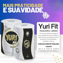 Papel Toalha Yuri Fit Folha Dupla 19,5cm Pacote 100 Folhas Máxima Absorção