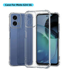 Capa Capinha Case + Película 3d Para Motorola Moto G34 6.5'' Transparente Moto G34 6.5