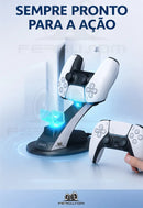 Base Carregador Ps5 Carregador Controle Duplo Playstations 5 Oivo Fergusom