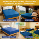 Capa Colchão Impermeável Solteiro Hospitalar Antialérgico