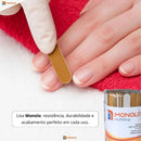 100 Lixas De Unha Mini Descartáveis Manicure Pedicure Cutícula Unha Mimo Profissional 8 Cm Cor Parda Monolo