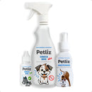 Educador Adestramento Cão Xixi Certo Sanitário Higiênico Adestrador + Spray Anti Mordida Moveis Objetos - Petliz