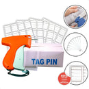 Embalagens Brás Pistola Para Colocar Etiqueta De Roupas 1000 Pinus + 1000 Etiquetas Aplicador Pino Plástico Tag Fix