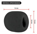 Espuma Protetora Para Microfone Preta 5 Unidades